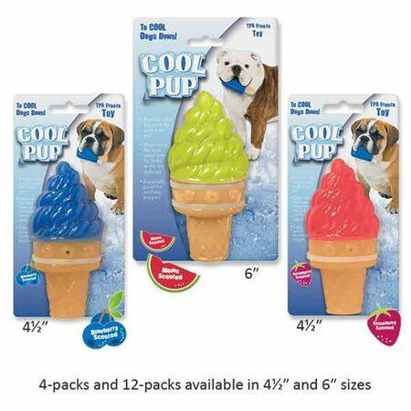 PARTYANIMAL Ice Cream Cone Toy, Pink - Large PA3705924